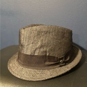 Stetson Black and Gray Patterned Hat